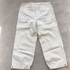 Vintage GAP beige cargo pants cropped